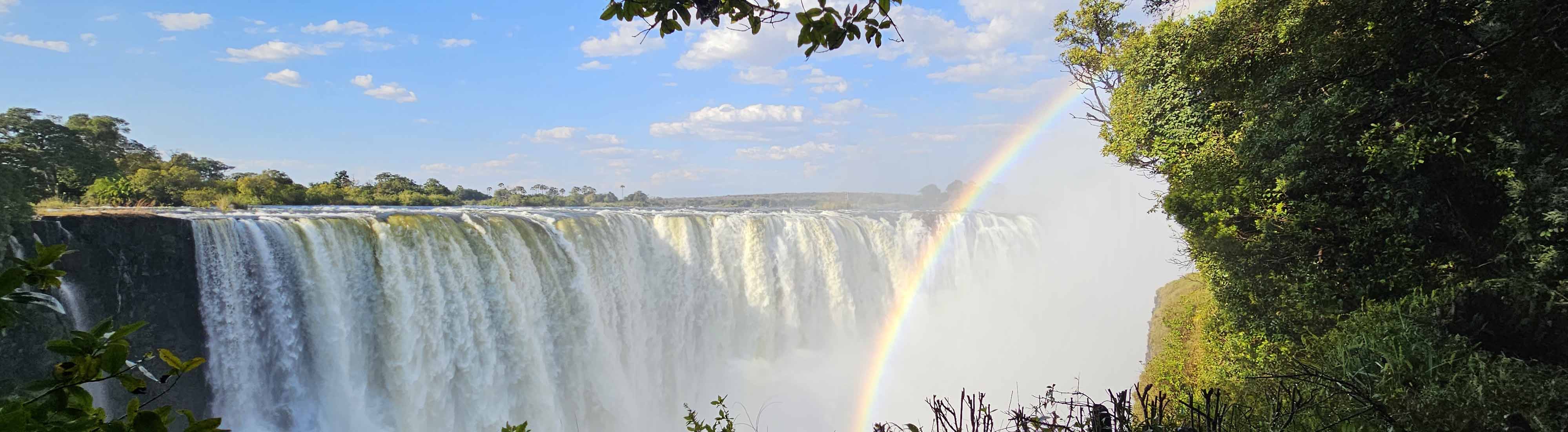 Victoria Falls Sambesi Panorama Simbabwe