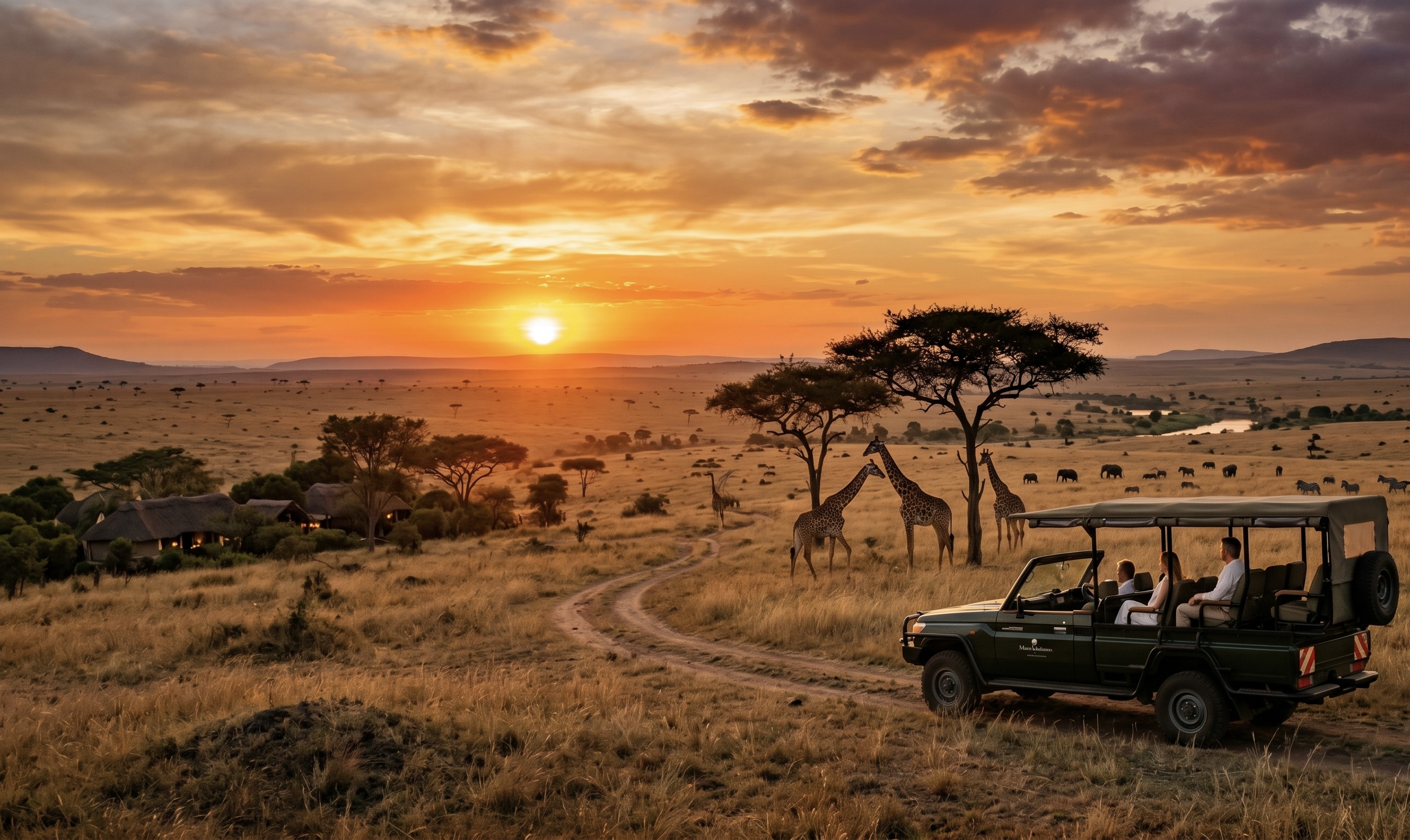 Safari Masai Mara (KI Visualisierung)
