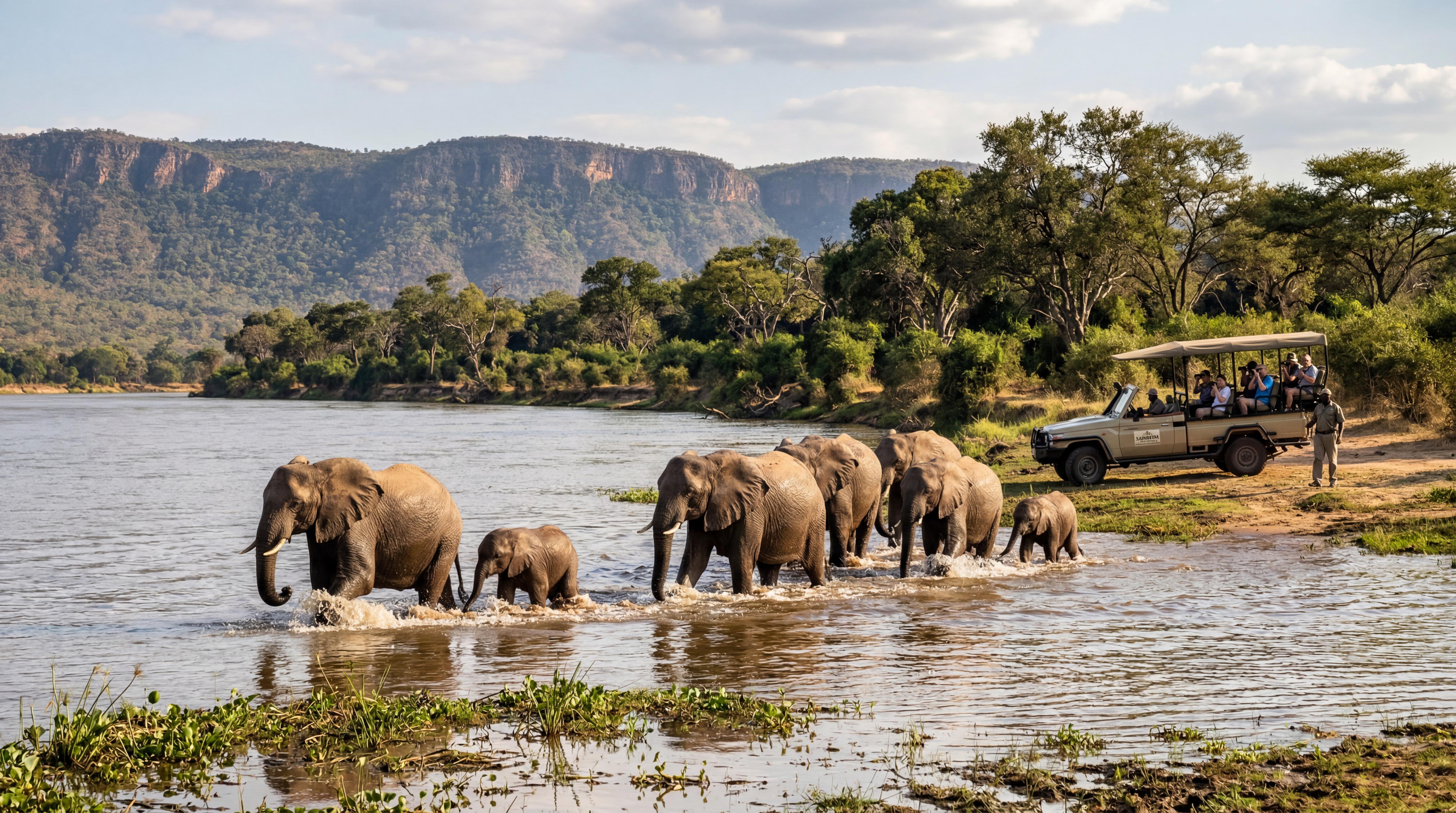 Sambias verborgener Schatz – Exklusive Lodgereise durch den Lower Zambezi