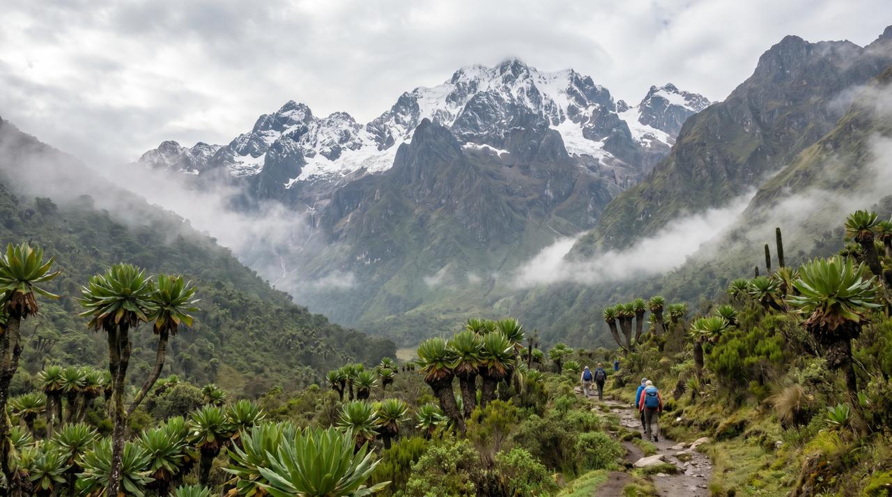 Ruwenzori Bergen Uganda KI